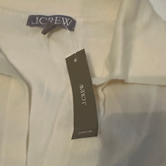 J. Crew Cream Short Sleeve Sweater - Picture 2 of 2